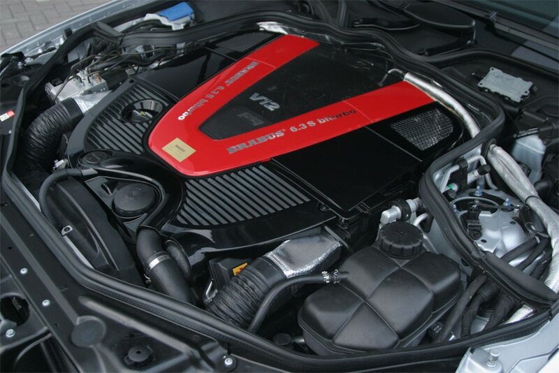 Brabus V12 engine bay