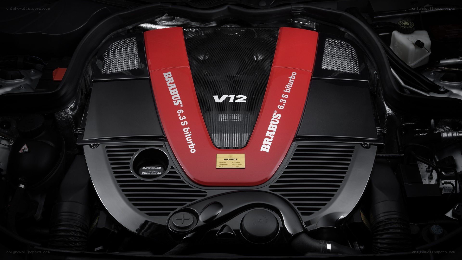 Brabus V12 engine cover