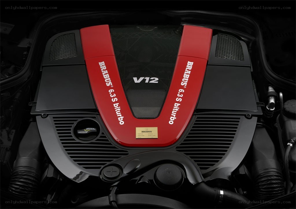 Brabus V12 engine cover