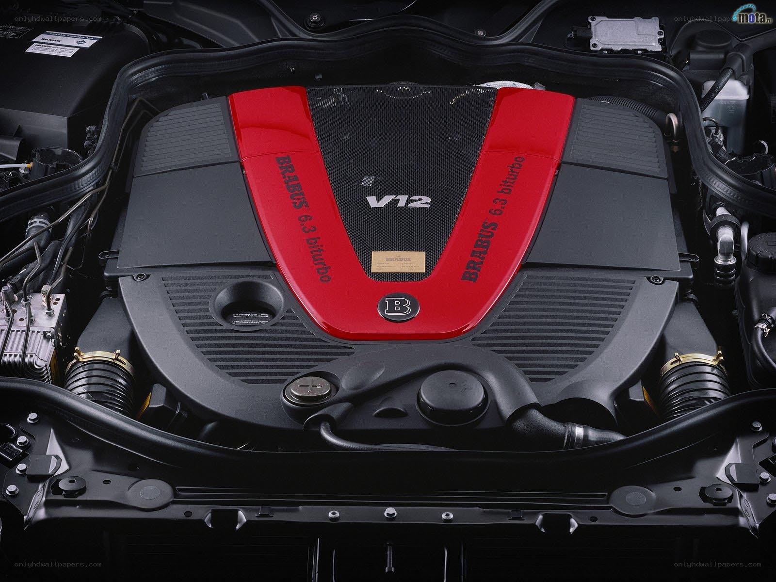 Brabus V12 engine cover