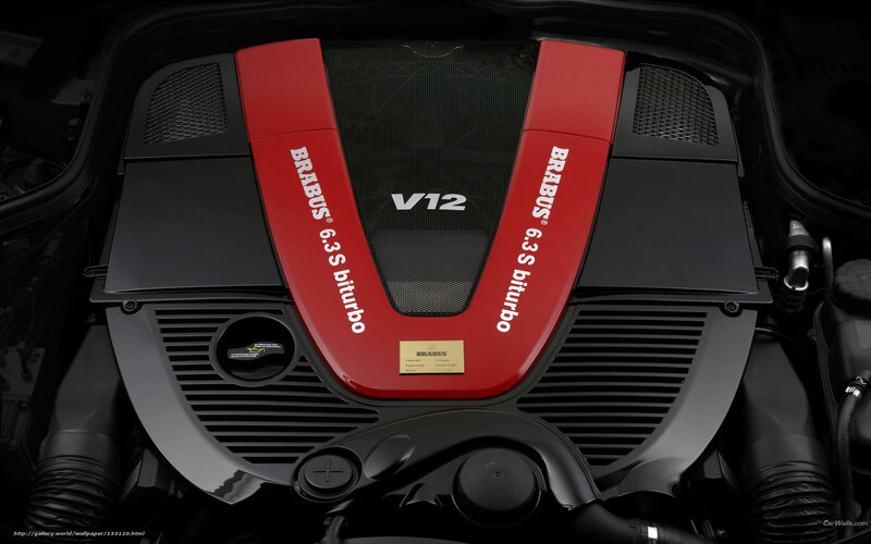 Brabus V12 engine cover