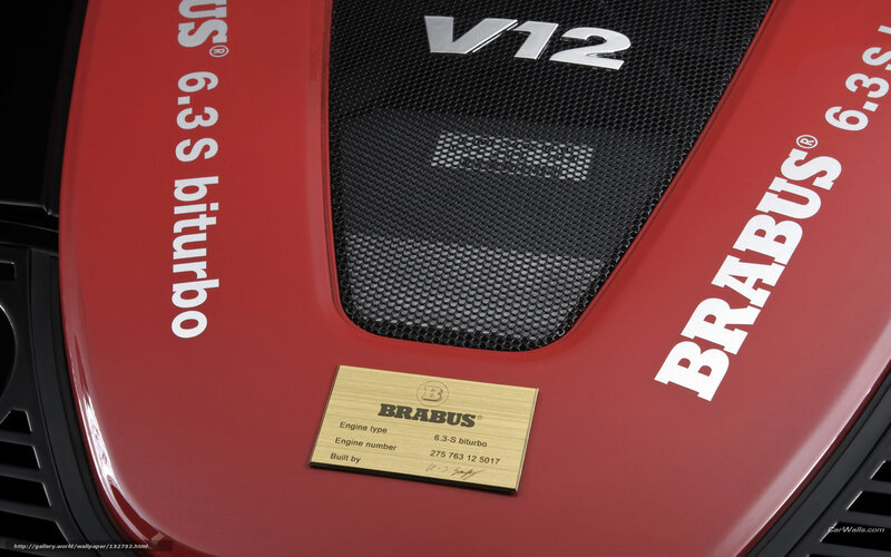 Brabus V12 engine details