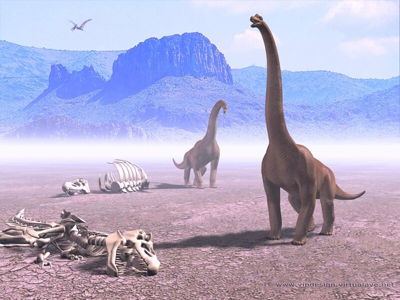Brachiosaurus Dinosaurs — Brown