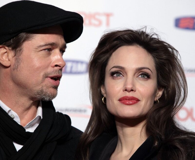 Brad and Angelina at event