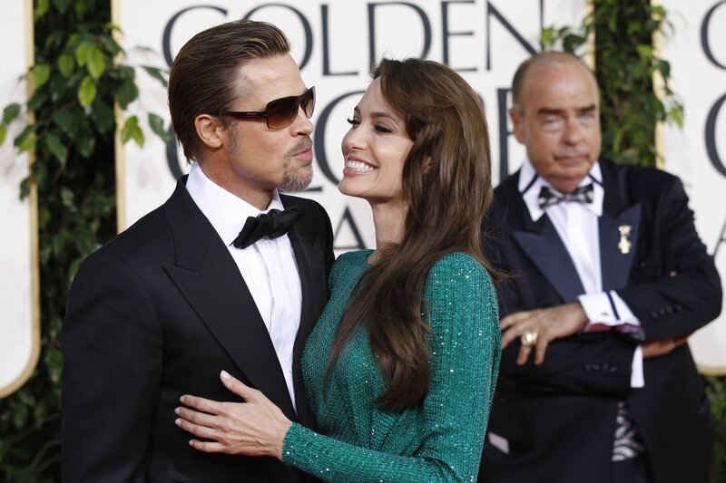 Brad and Angelina at Golden Globes