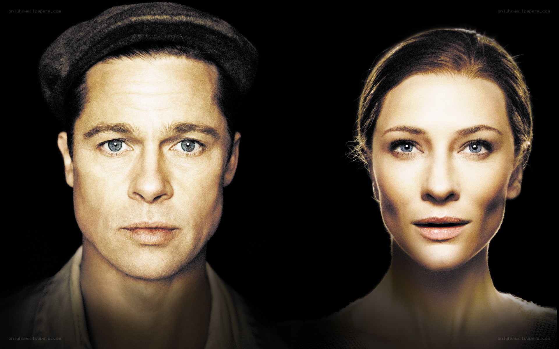Brad Pitt and Cate Blanchett portrait