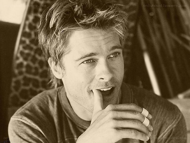 Brad Pitt in a candid moment