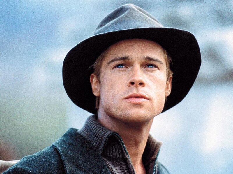 Brad Pitt in a hat