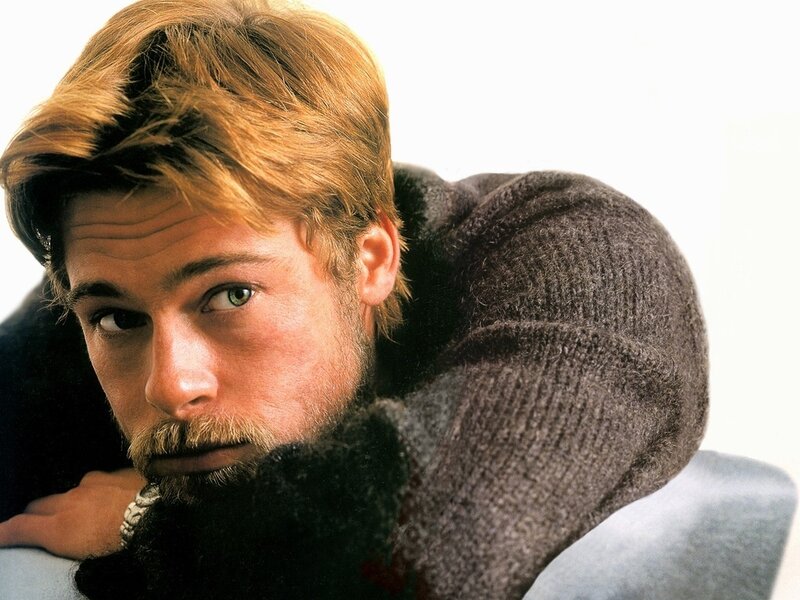 Brad Pitt in a sweater