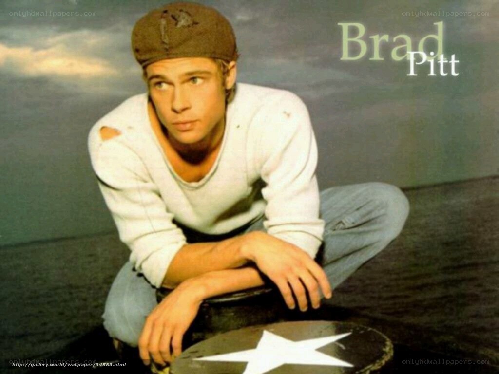 Brad Pitt in casual pose