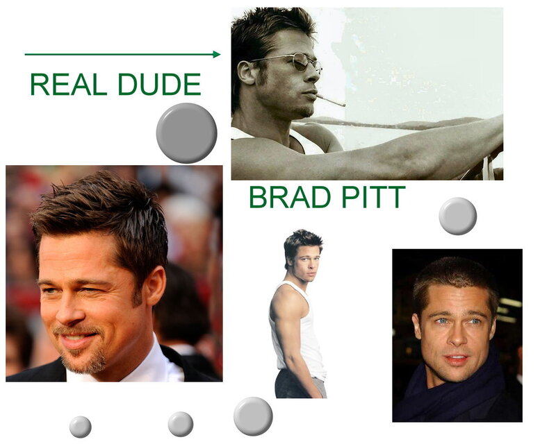 Brad Pitt in Multiple Photos