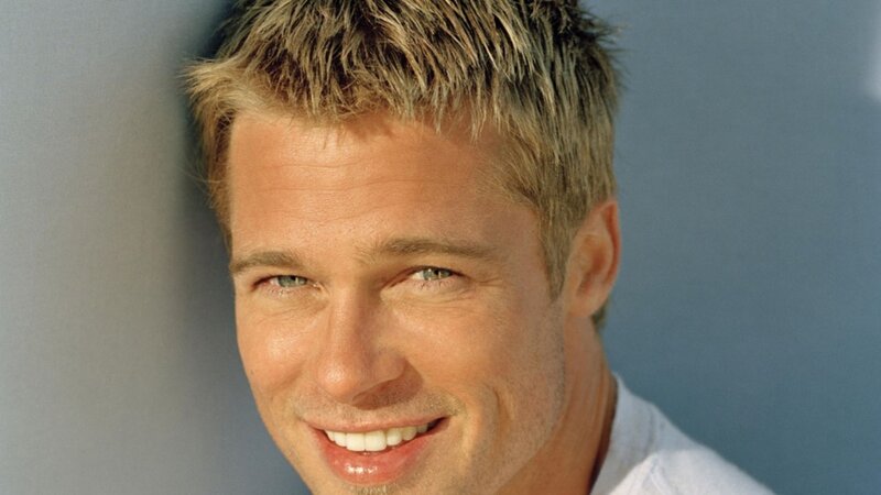 Brad Pitt smiling portrait