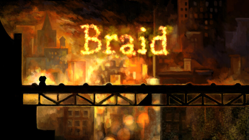 Braid game title screen