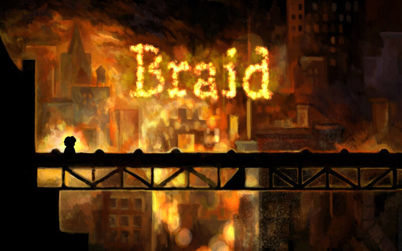 Braid game title screen