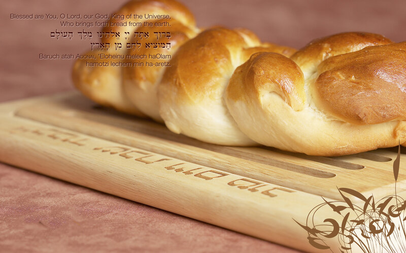 Braided Bread on Cutting Board