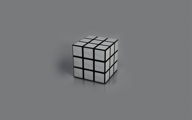 Braille Rubik's Cube