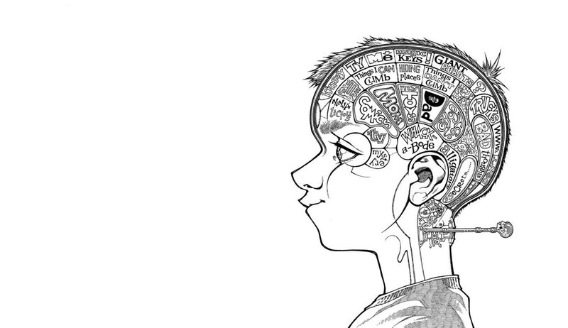 brain filled with thoughts