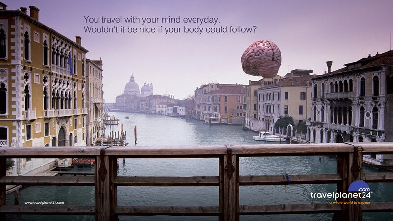 Brain Floating over Canal