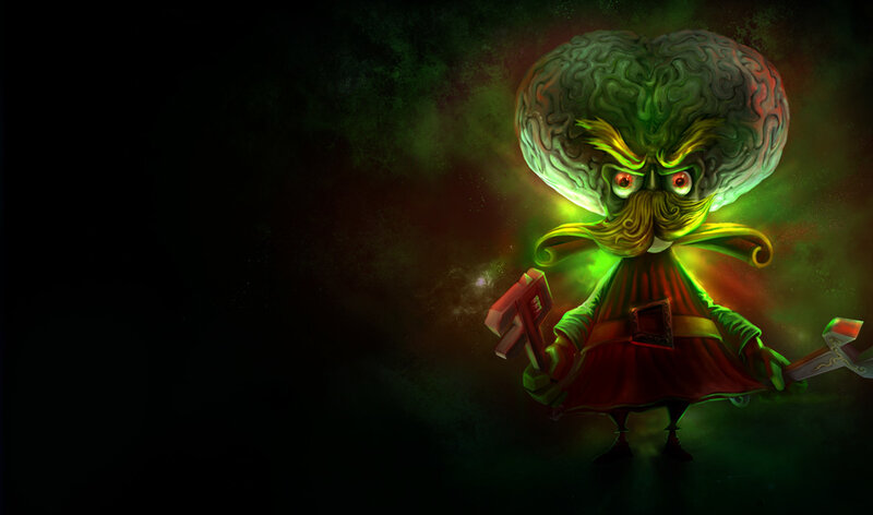 Brain-headed Character