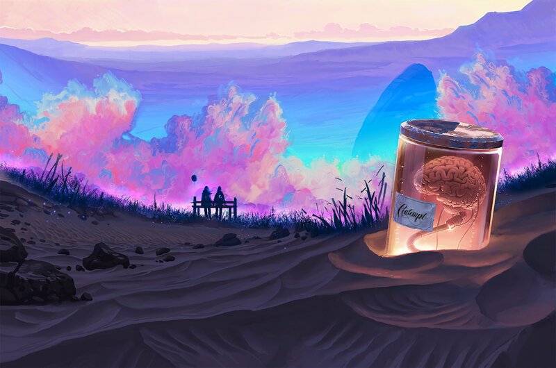 Brain in a Jar — Pink