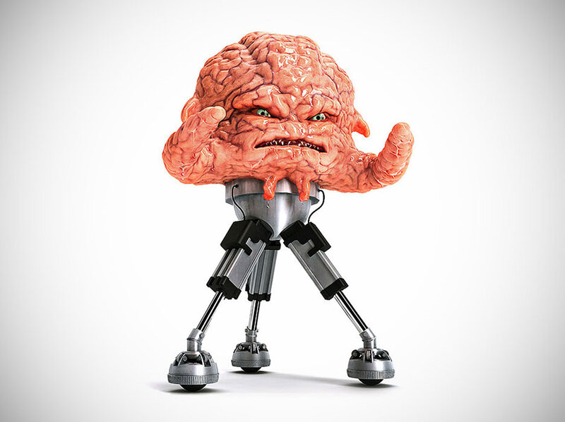 brain monster robot