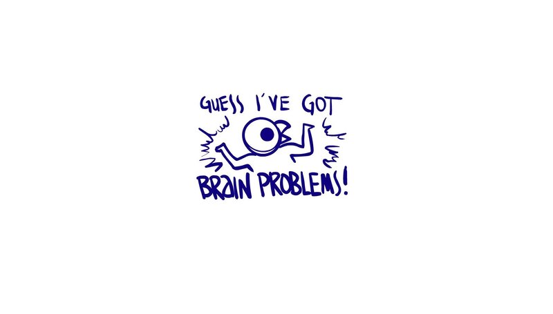 brain problems doodle