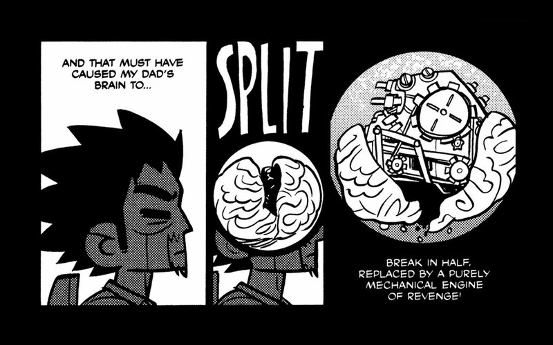 brain split comic panel