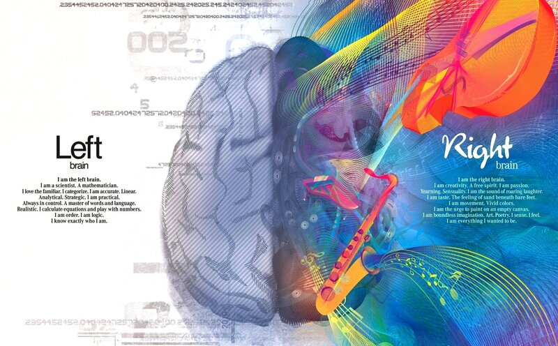 Brain with Musical Instruments
