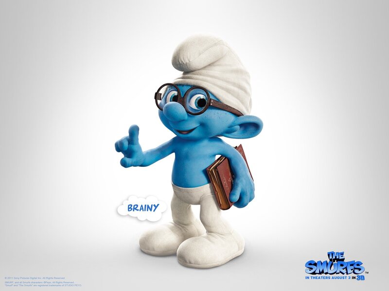 Brainy Smurf character
