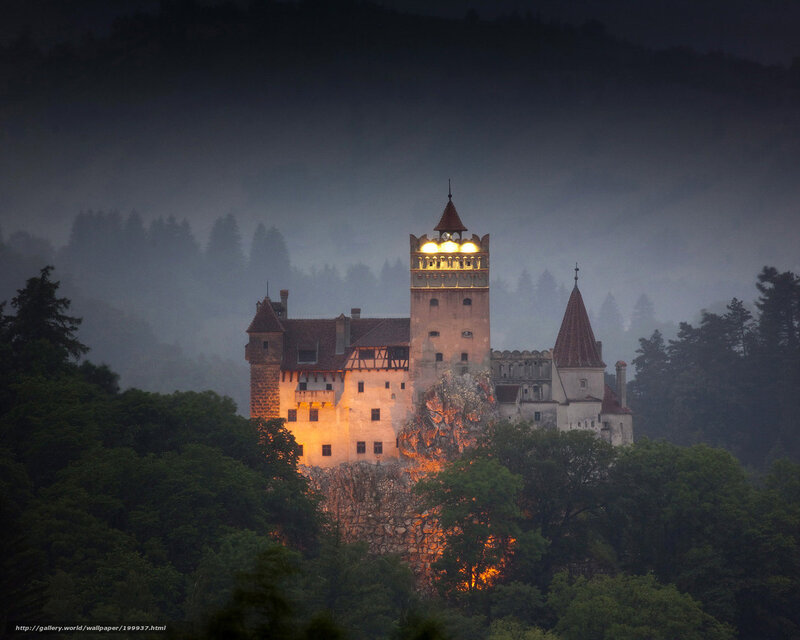 Bran Castle at dusk