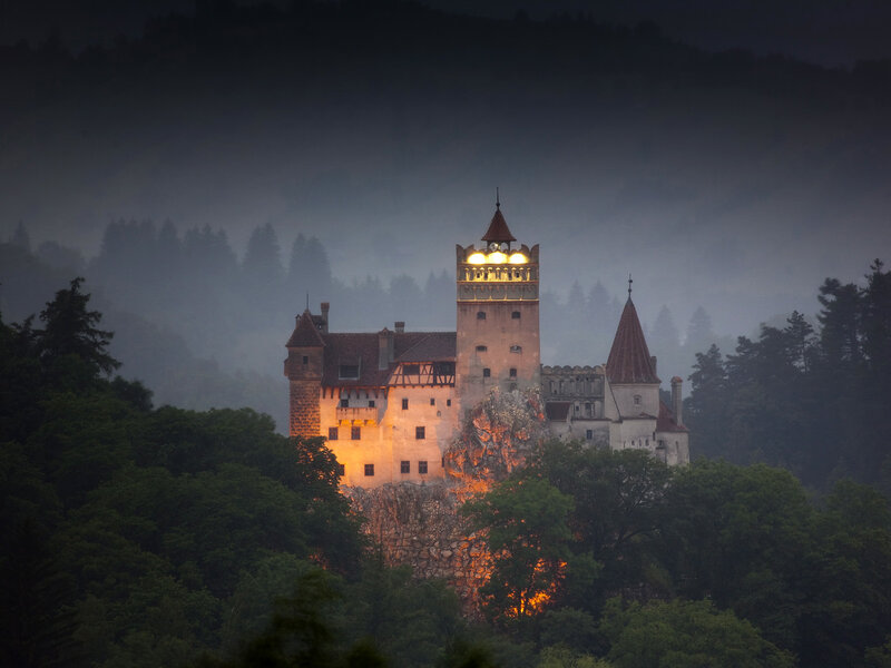 Bran Castle at Night