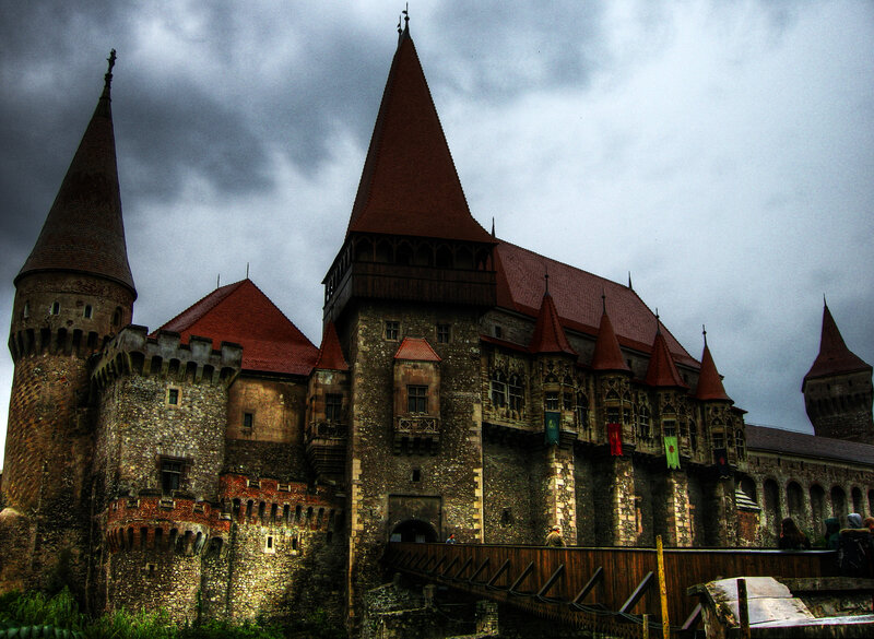 Bran Castle — Gray, Dramatic