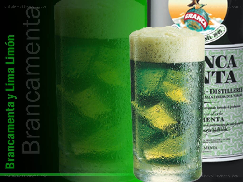 Branca Mentha drink