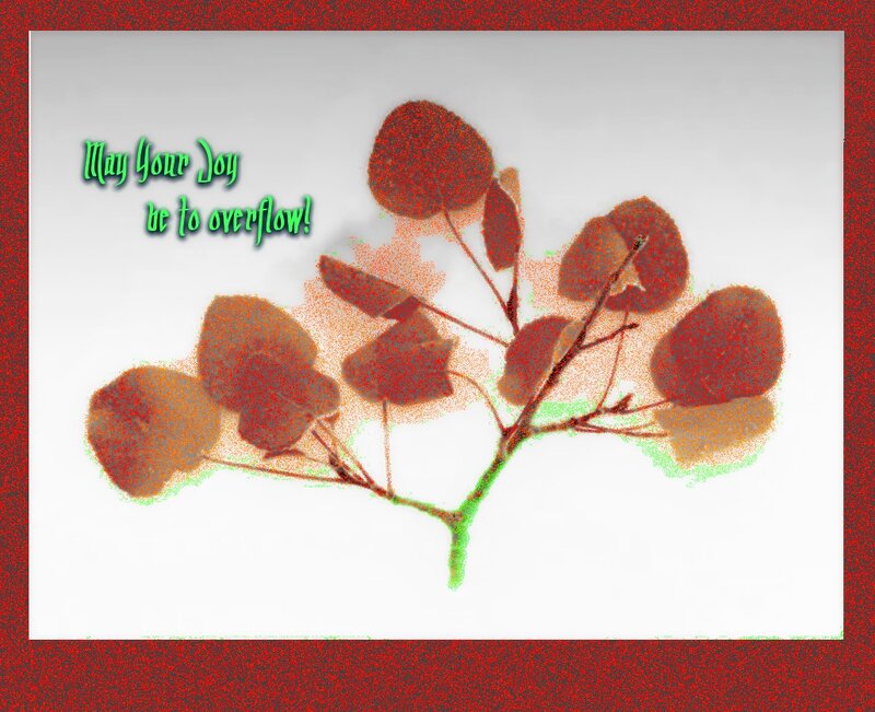 Branch with Red Leaves — Sentimental
