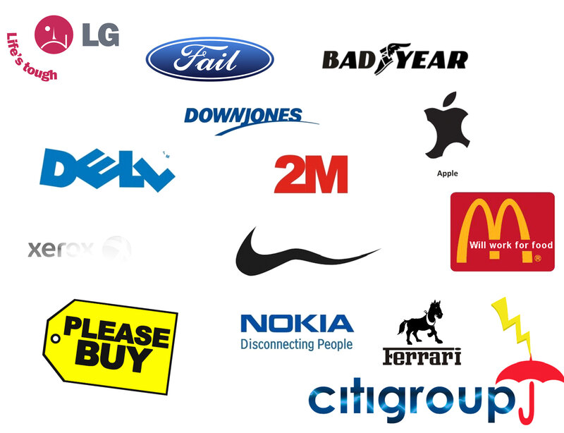 Brand logos collage