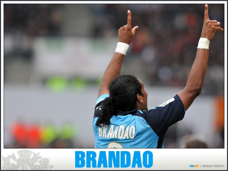 Brandao celebrating on field