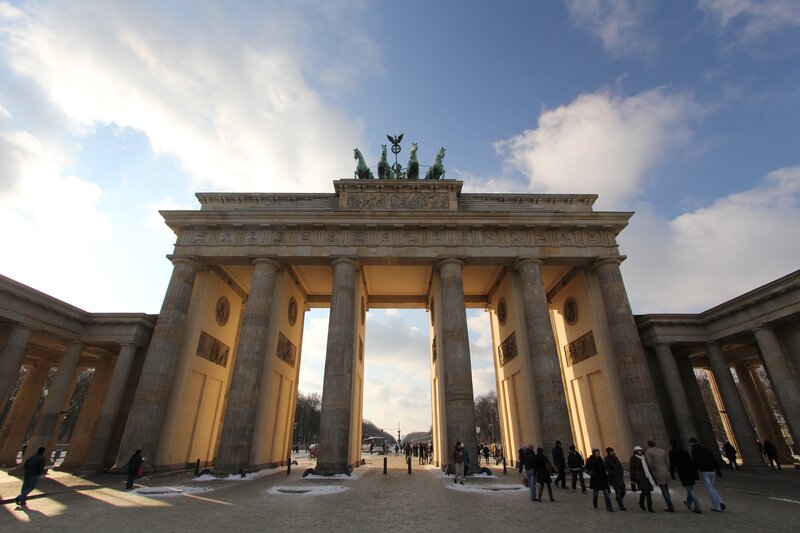 Brandenburg Gate — Blue