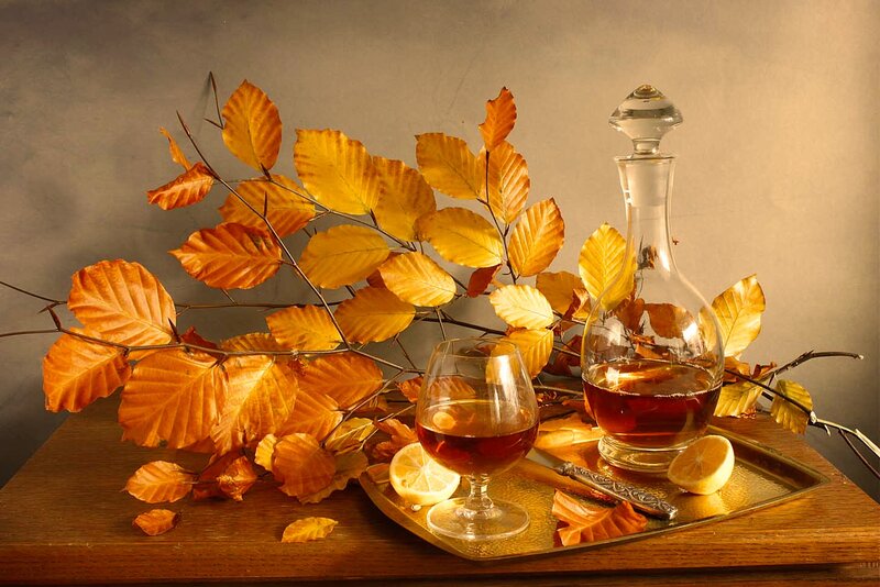 Brandy Decanter and Glass