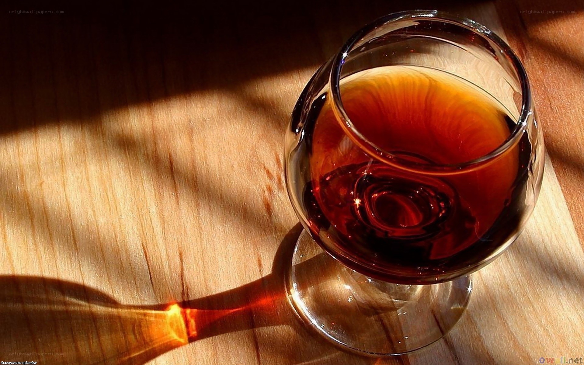 brandy in a glass