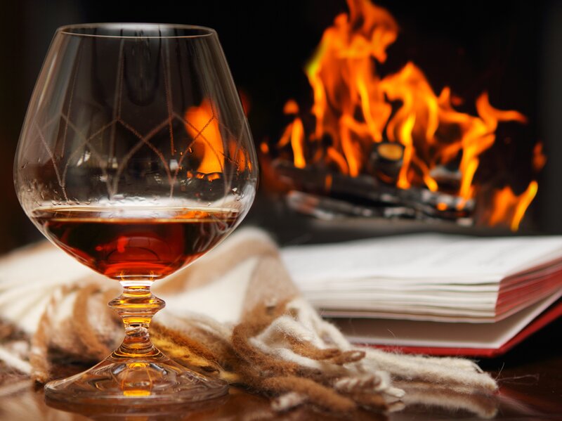 Brandy in a Snifter — Brown