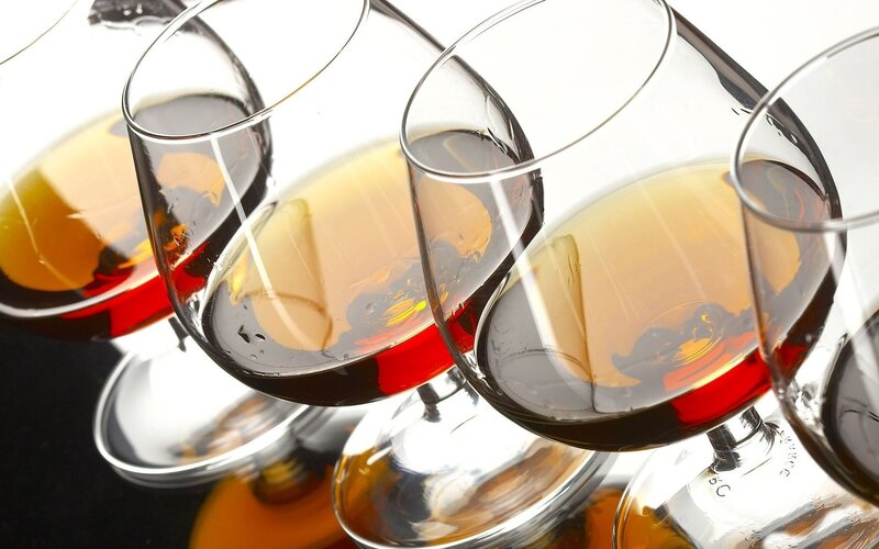 Brandy in Snifter Glasses