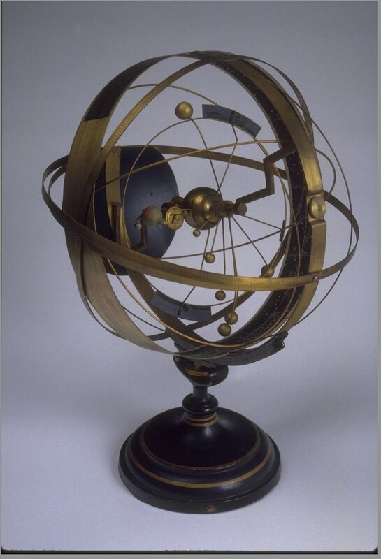 brass armillary sphere