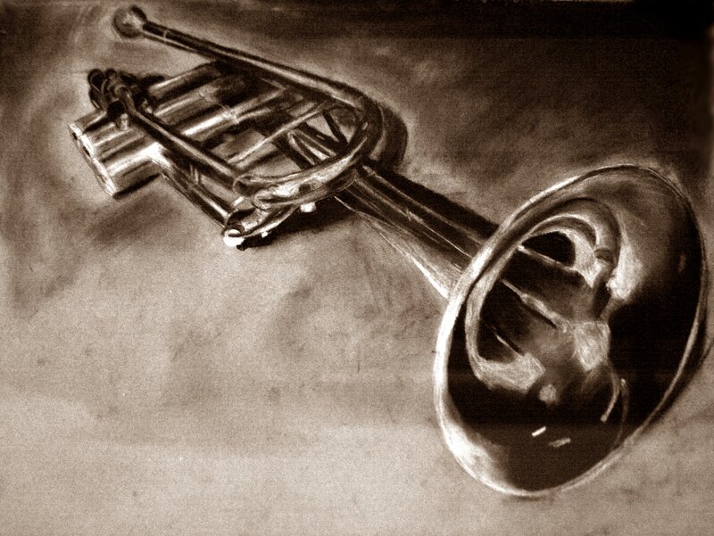 Brass Trumpet Instrument