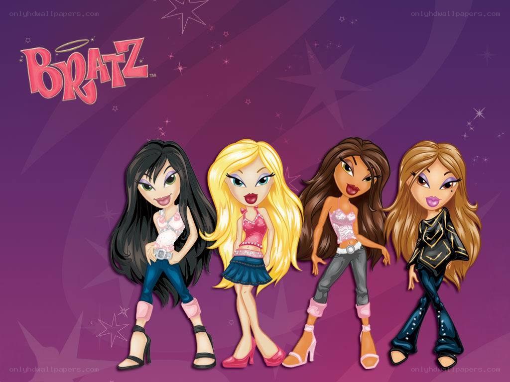 Bratz dolls group portrait