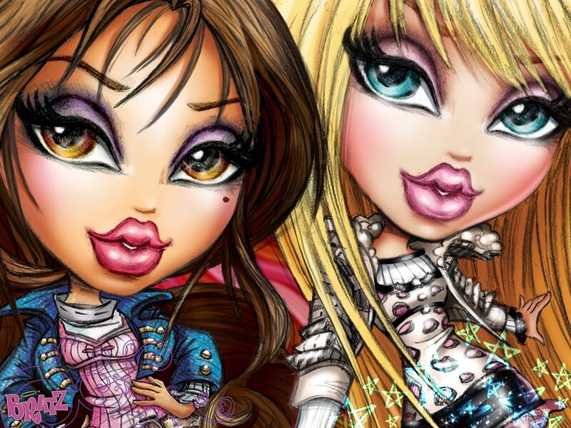 Bratz dolls illustration