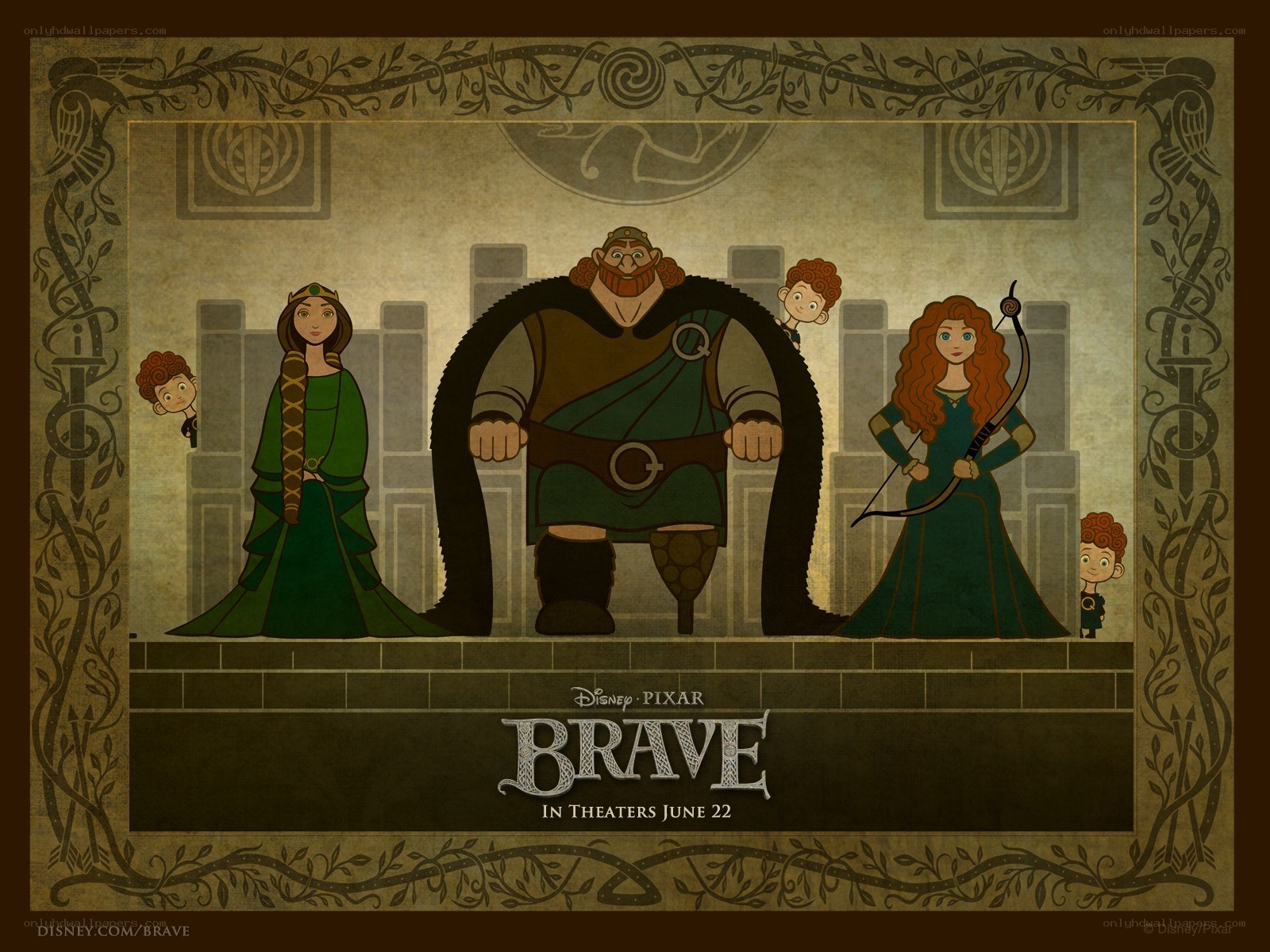 Brave movie poster