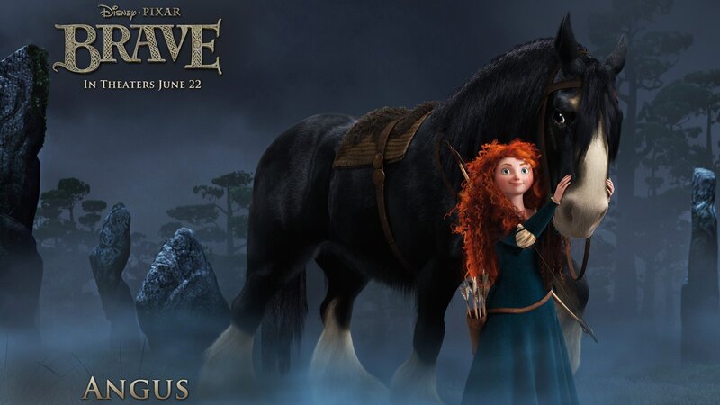 Brave movie poster with Angus