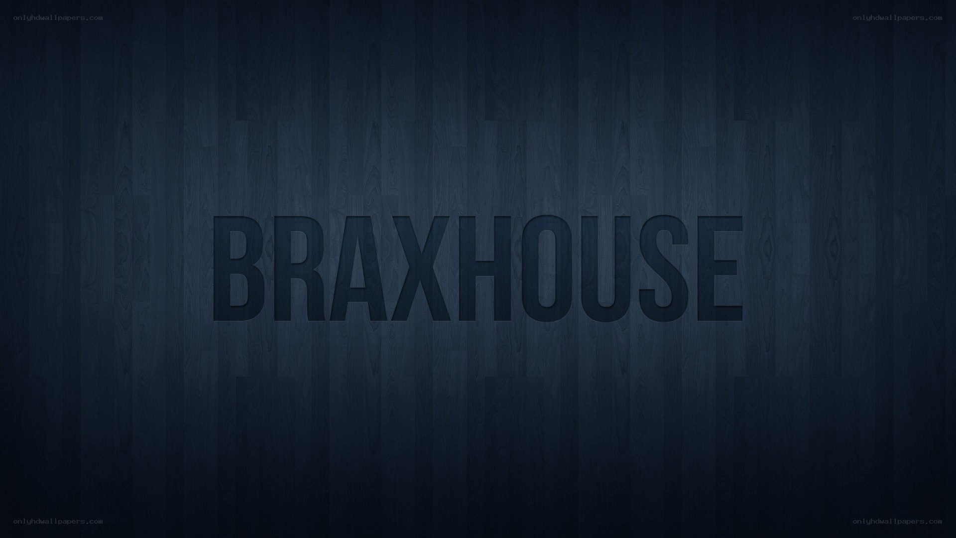 Braxhouse text on wood
