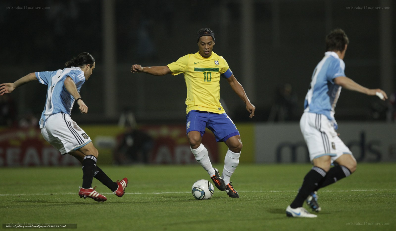 Brazil vs Argentina soccer match