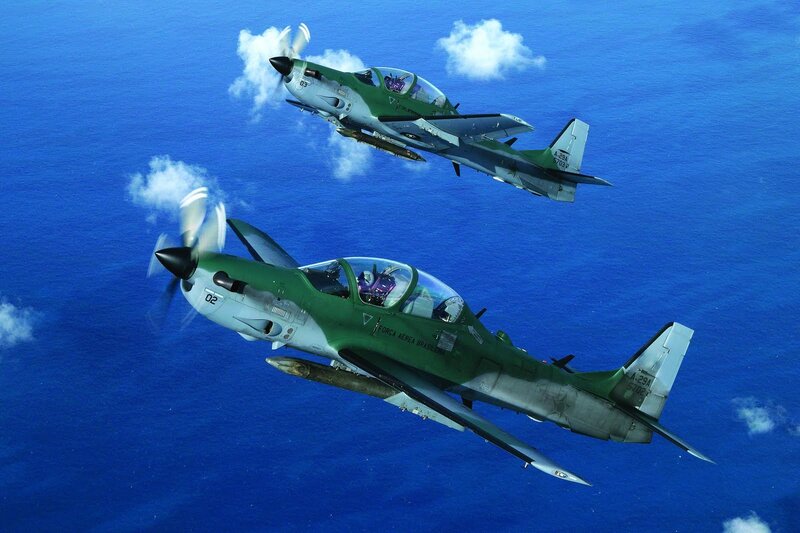Brazilian Air Force aircraft in flight